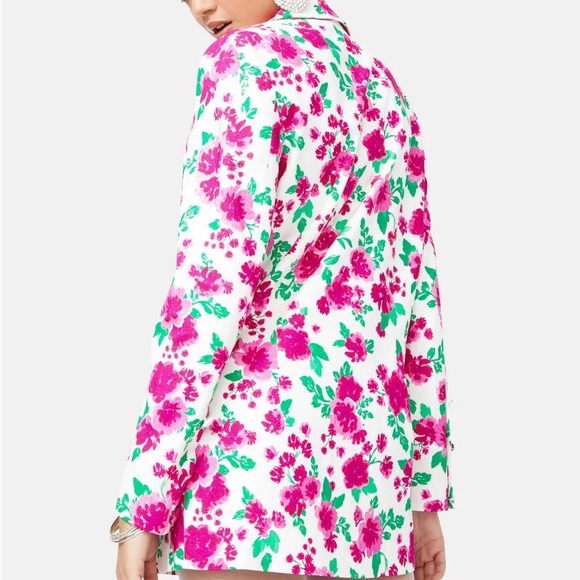 For Love & Lemons Tanner Blazer- Carnation - Picture 8 of 10